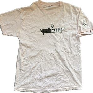 Vintage Volcom Faded Pink Graphic T-Shirt